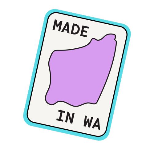 Made in WA sticker